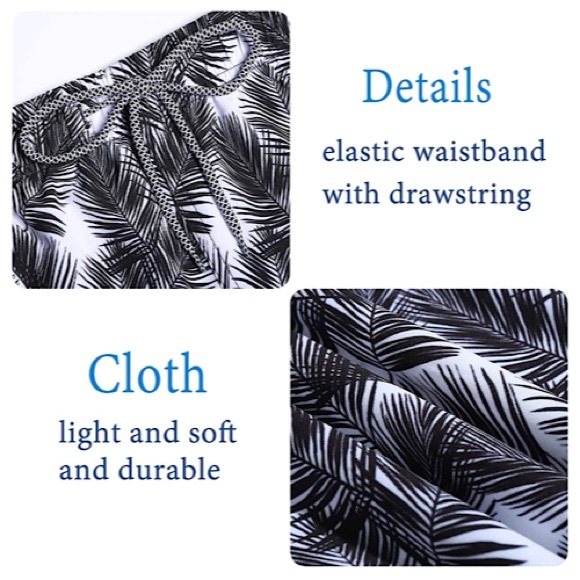 Mens Swim Trunks Quick Dry Beach Shorts Mesh Lining Swimwear Pockets Large - Picture 5 of 6